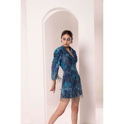 Bani Khurana Printed Embroidered Blazer