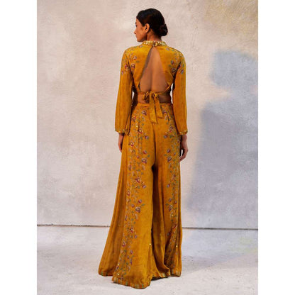 Basil Leaf Yellow Ethnic Co-Ord (Set of 2)
