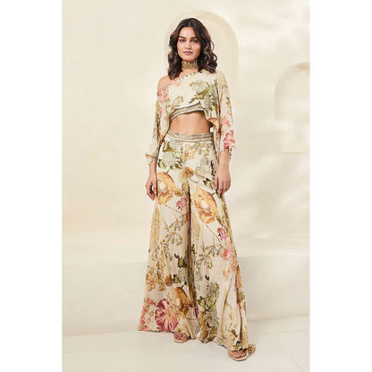 Basanti Kapde aur Koffee Ivory Contemporary Co-Ords (Set of 2)