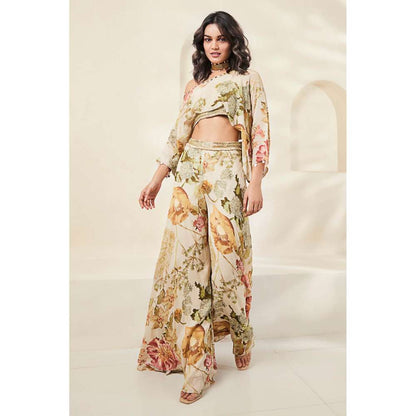 Basanti Kapde aur Koffee Ivory Contemporary Co-Ords (Set of 2)