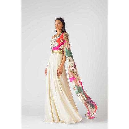 Basanti Kapde aur Koffee Womens Printed Multi-Color Jumpsuit