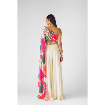 Basanti Kapde aur Koffee Womens Printed Multi-Color Jumpsuit