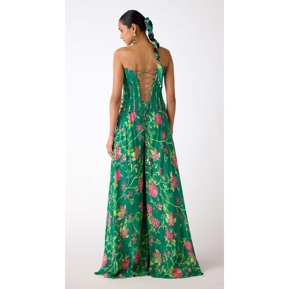 Basanti Kapde aur Koffee The Celestial Garden Sharara With Corset