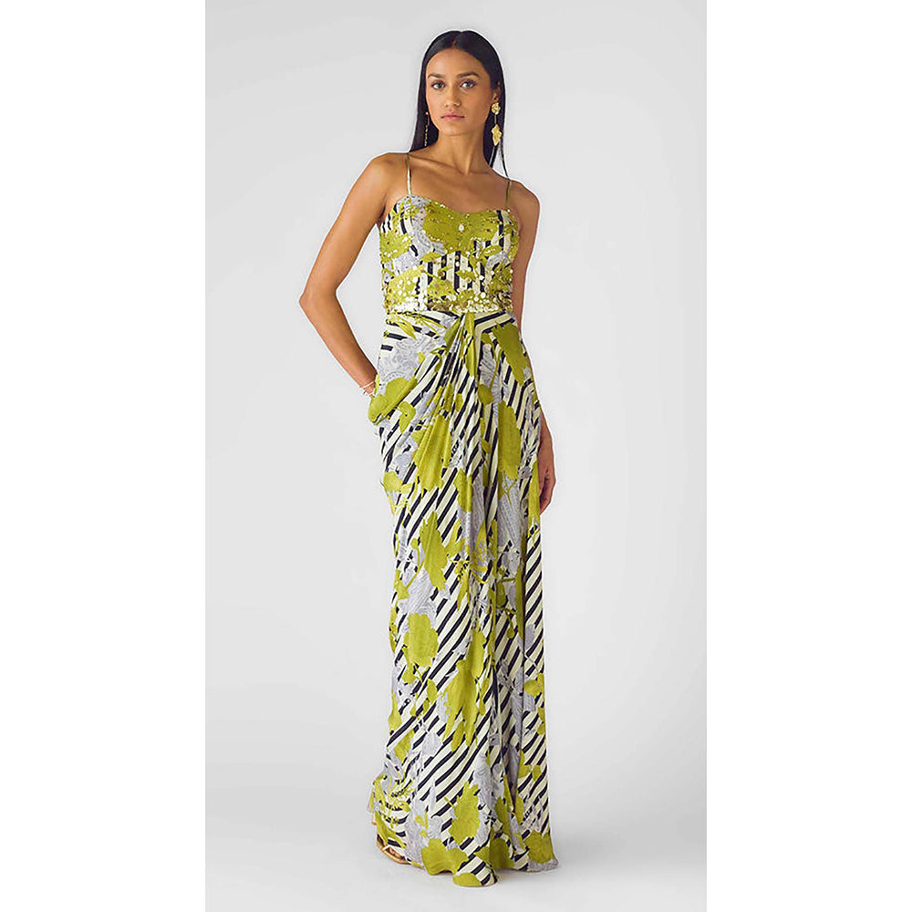 Basanti Kapde aur Koffee The Neon Sauvage Gown