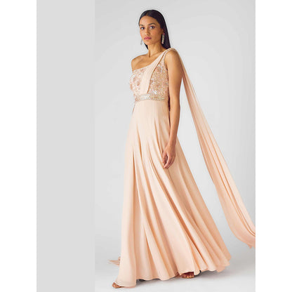 Basanti Kapde aur Koffee The Blush Celeste Embellished Jumpsuit