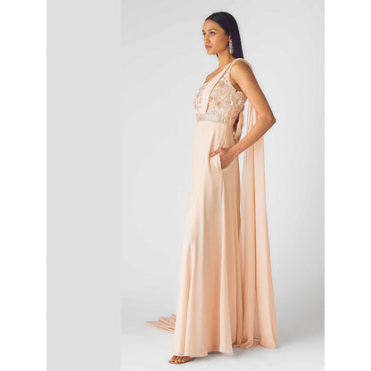 Basanti Kapde aur Koffee The Blush Celeste Embellished Jumpsuit