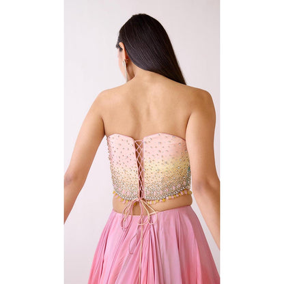 Basanti Kapde aur Koffee The Sandscape Lehenga And Stitched Blouse With Dupatta