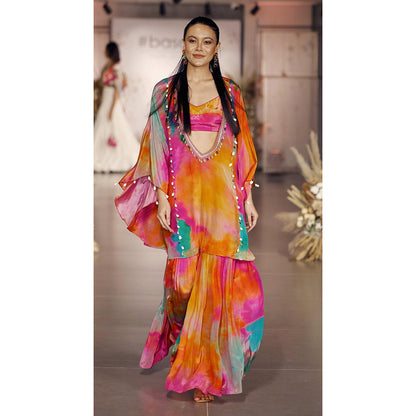 Basanti Kapde aur Koffee The Abstract Printed Sunlit Kaftan