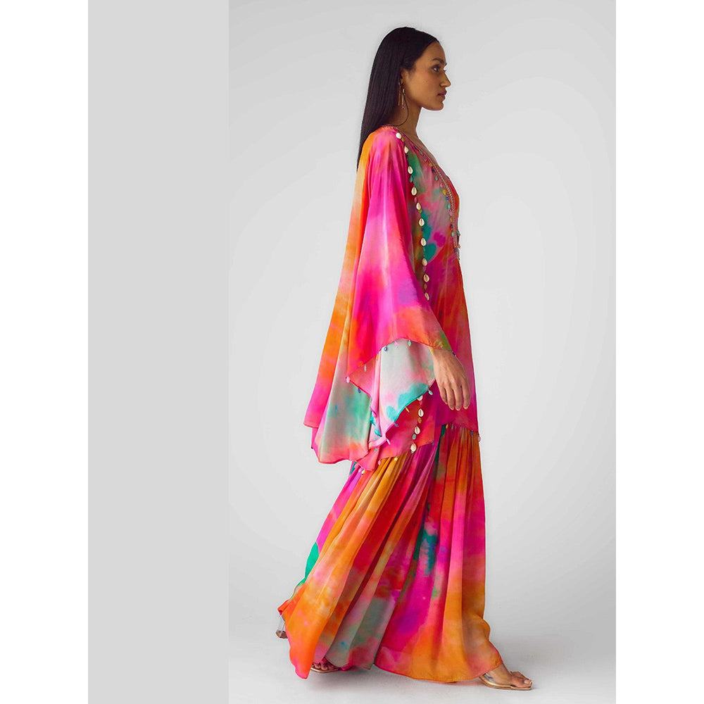 Basanti Kapde aur Koffee The Abstract Printed Sunlit Kaftan