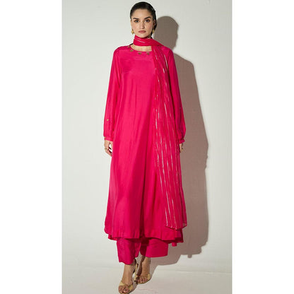 Basanti Kapde aur Koffee The Royal Lotus Anarkali With Palazzo and Dupatta
