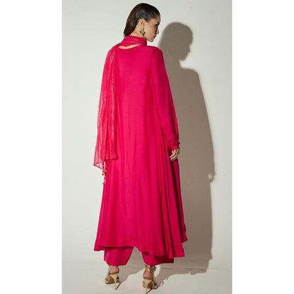 Basanti Kapde aur Koffee The Royal Lotus Anarkali With Palazzo and Dupatta