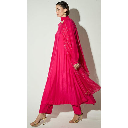 Basanti Kapde aur Koffee The Royal Lotus Anarkali With Palazzo and Dupatta
