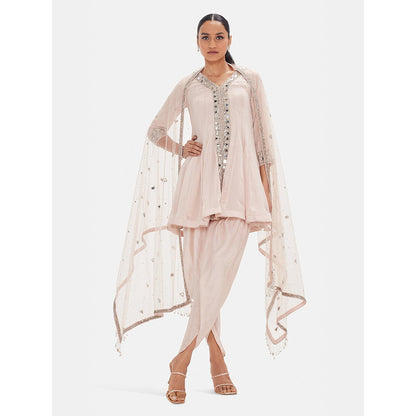 Basanti Kapde aur Koffee The Stardust Haze Kurta with Dhoti and Dupatta