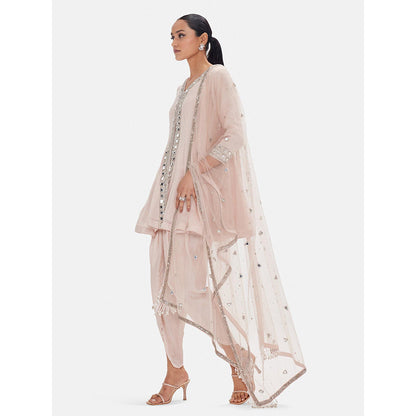Basanti Kapde aur Koffee The Stardust Haze Kurta with Dhoti and Dupatta