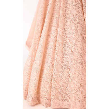 Basanti Kapde aur Koffee The Gentle Camillia Lehenga And Corset With Dupatta
