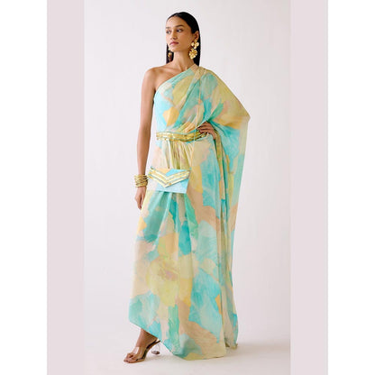 Basanti Kapde aur Koffee The Abstract Waves Dress