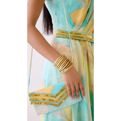 Basanti Kapde aur Koffee The Abstract Waves Dress