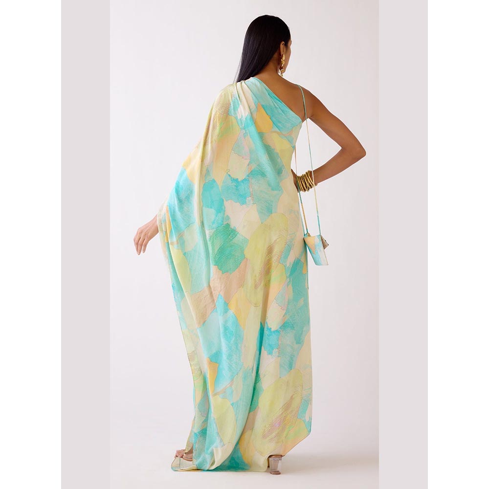 Basanti Kapde aur Koffee The Abstract Waves Dress