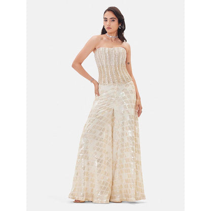 Basanti Kapde aur Koffee The Champagne Sparkle Embroidered Co-Ord Set