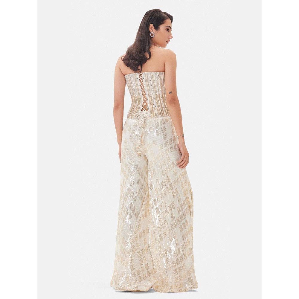 Basanti Kapde aur Koffee The Champagne Sparkle Embroidered Co-Ord Set