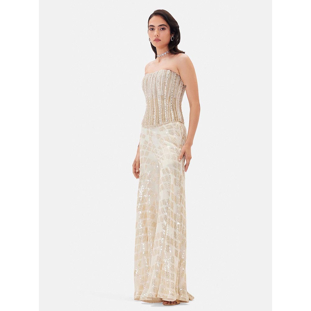 Basanti Kapde aur Koffee The Champagne Sparkle Embroidered Co-Ord Set