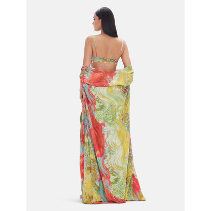 Basanti Kapde aur Koffee The Olive Oasis Embroidered Co-Ord Set