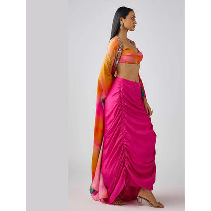 Basanti Kapde aur Koffee The Sunscape Embroidered Cape Set