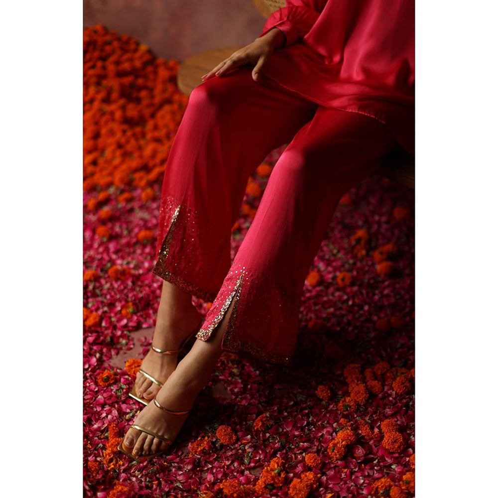 Begum Pret Ishaaira Pink Co-Ord (Set of 2)