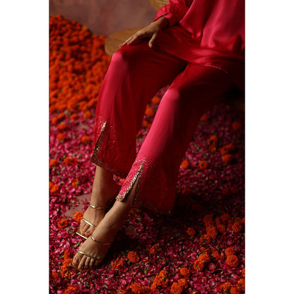 Begum Pret Ishaaira Pink Co-Ord (Set of 2)