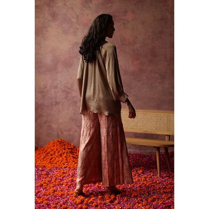 Begum Pret Rene Bronze Co-Ord (Set of 2)