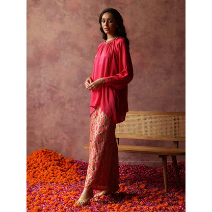 Begum Pret Rene Pink Co-Ord (Set of 2)