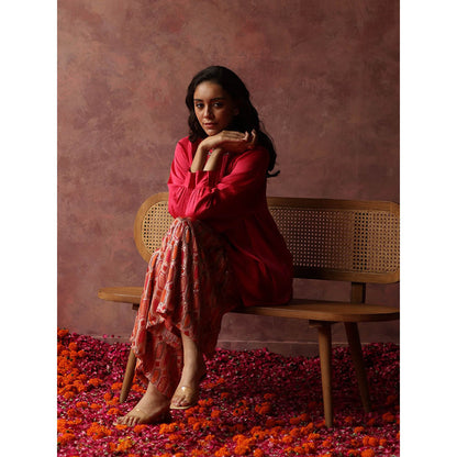 Begum Pret Rene Pink Co-Ord (Set of 2)