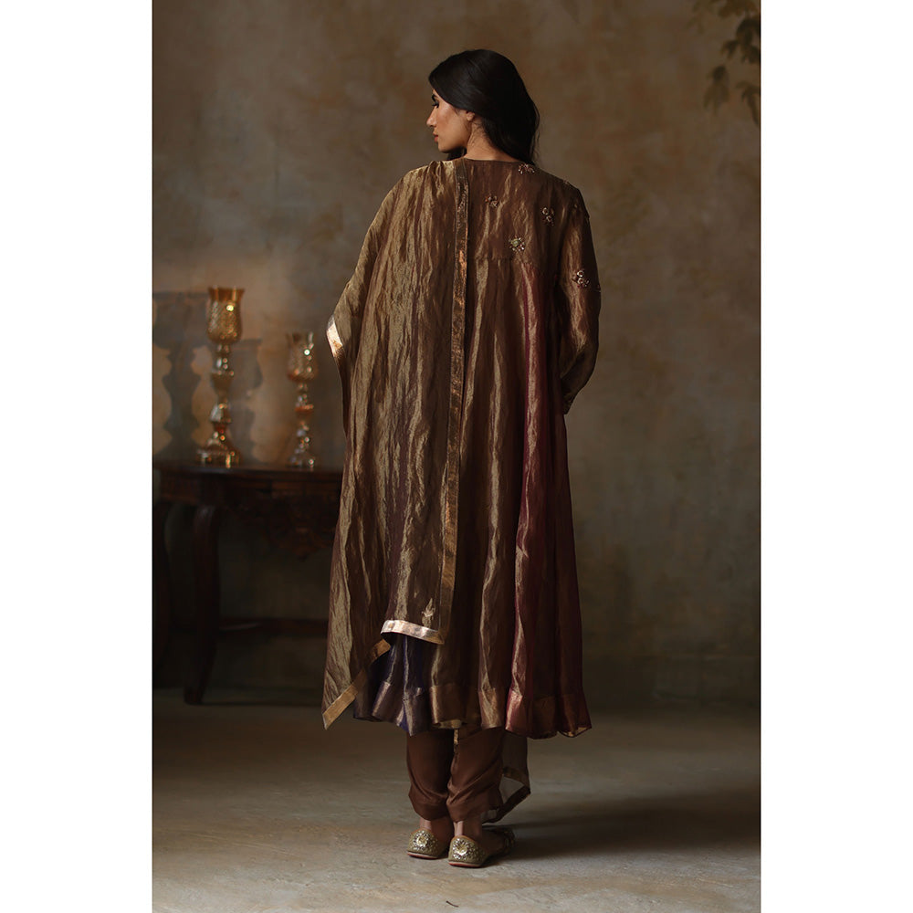 Begum Pret SAANJH Multi-Color Kurta with Pant & Dupatta (Set of 3)