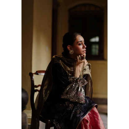 Begum Pret Peach Azuli Potli Bag