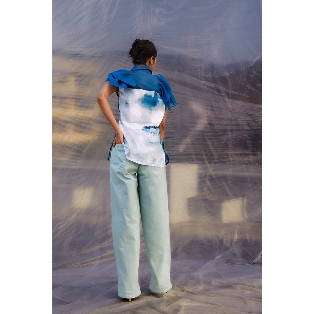 BENNCH Pleated Denim Pant