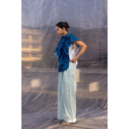 BENNCH Pleated Denim Pant