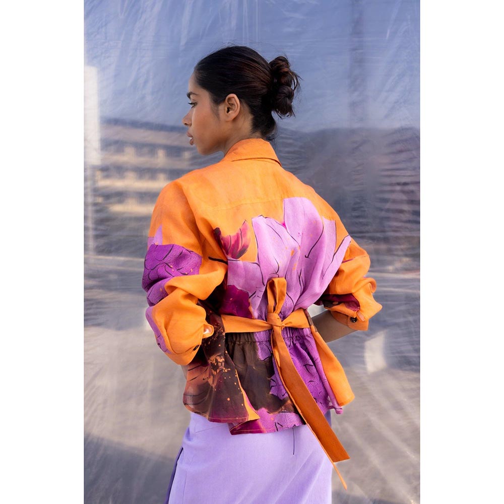 BENNCH Dahlia Silk Crop Jacket