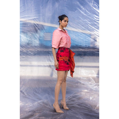 BENNCH Peach Street Shirt & Skirt (Set of 2)