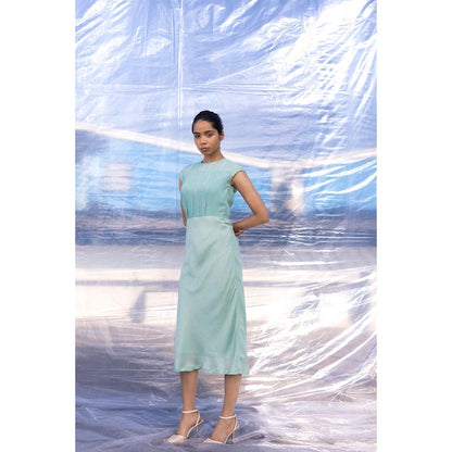 BENNCH Accordion Mint Midi Dress
