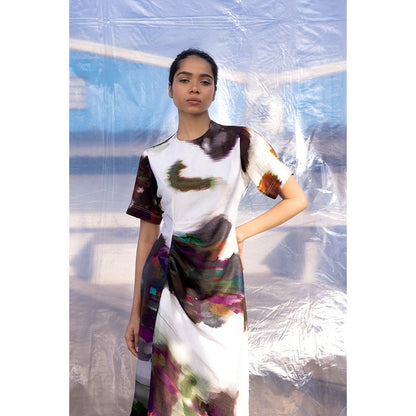 BENNCH Rain Draped Midi Dress