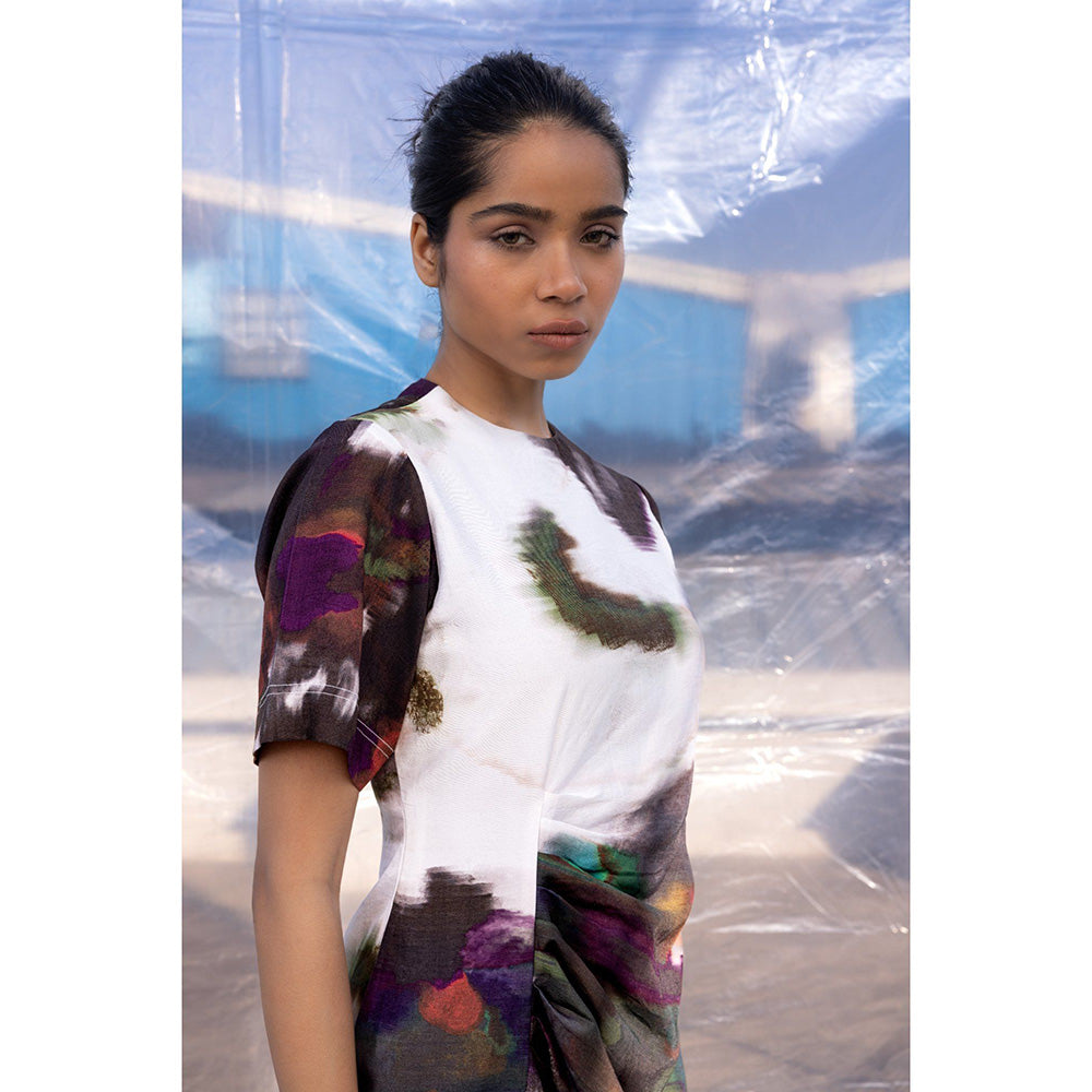 BENNCH Rain Draped Midi Dress