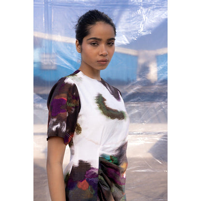 BENNCH Rain Draped Midi Dress