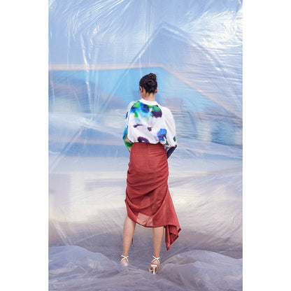 BENNCH Rain White Top & Skirt (Set of 2)