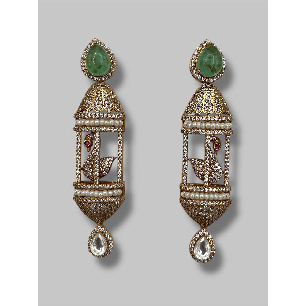 Beryachi Aavya Kundan Long Necklace Set