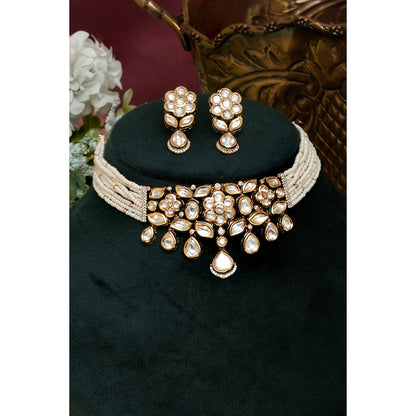 Beryachi Vasudha Jadau Necklace and Earrings