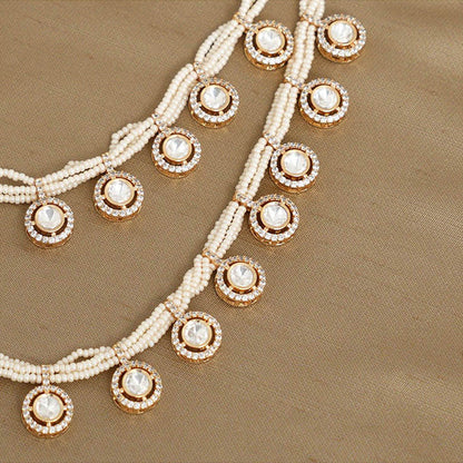 Beryachi Ritika Pearls Necklace and Earrings