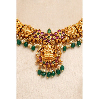 Beryachi Kalyani Temple Necklace and Earrings