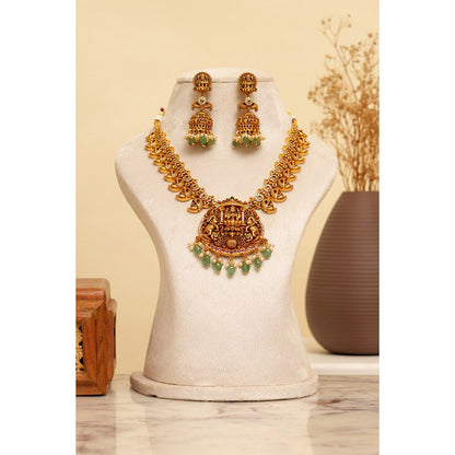 Beryachi Yashoda Temple Necklace and Earrings