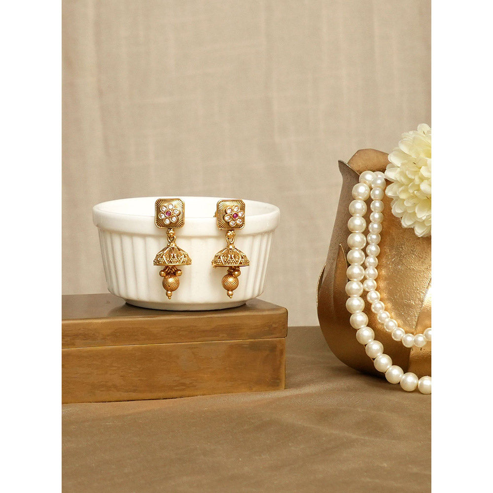 Beryachi Charita Gold Heritage Necklace and Earrings