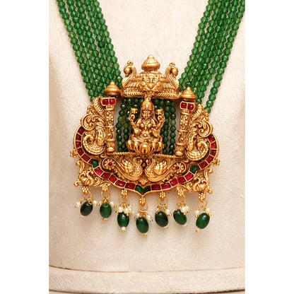 Beryachi Kamakshi Temple Necklace and Earrings